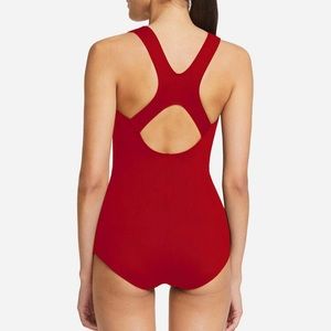 NWT Red Racerback One Piece Swimsuit
